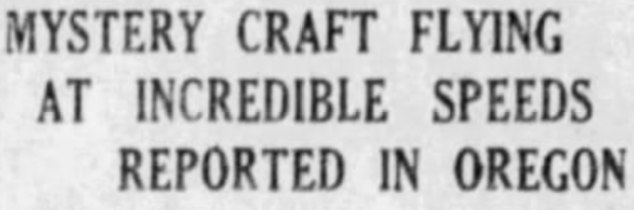 first saucers 1947
